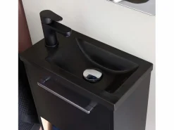 Online Conjunto de lavabo NIKA con nicho, grifería y repisa de espejo Blanco