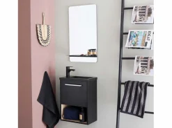 Online Conjunto de lavabo NIKA con nicho, grifería y repisa de espejo Blanco