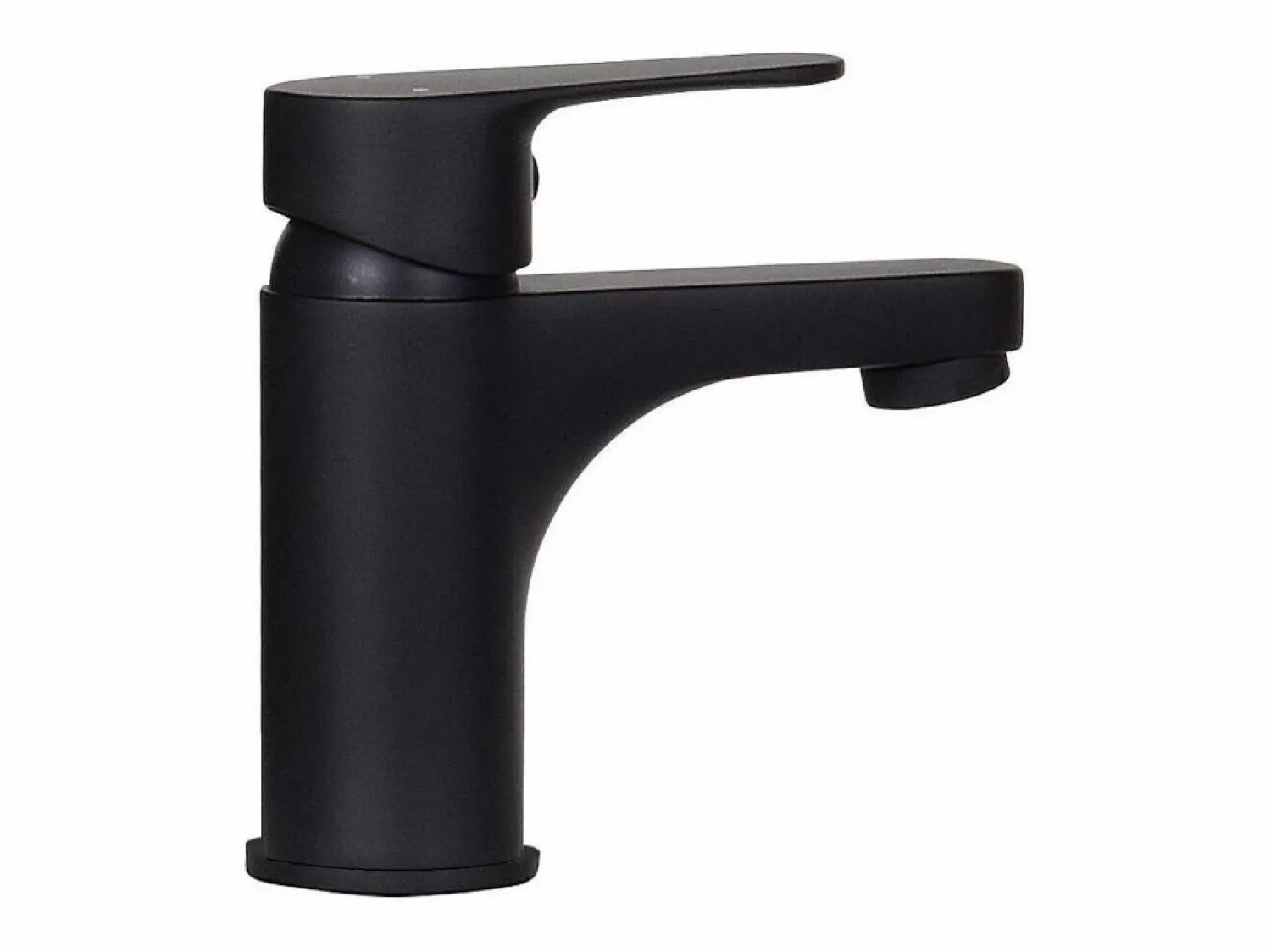 Outlet Conjunto de lavabo NOVA de metal y madera con grifería negra y estante de espejo Mueble De Aseo