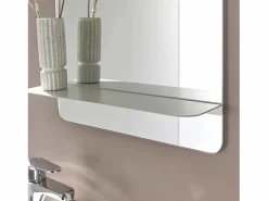New Conjunto de lavabo y espejo AVA Blanco
