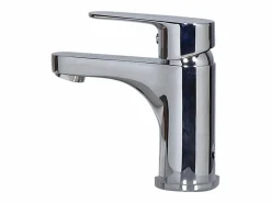 New Conjunto de lavabo y grifería de esquina SKINO Negro