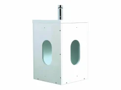 Best Conjunto de lavabo y grifería de esquina SKINO Blanco