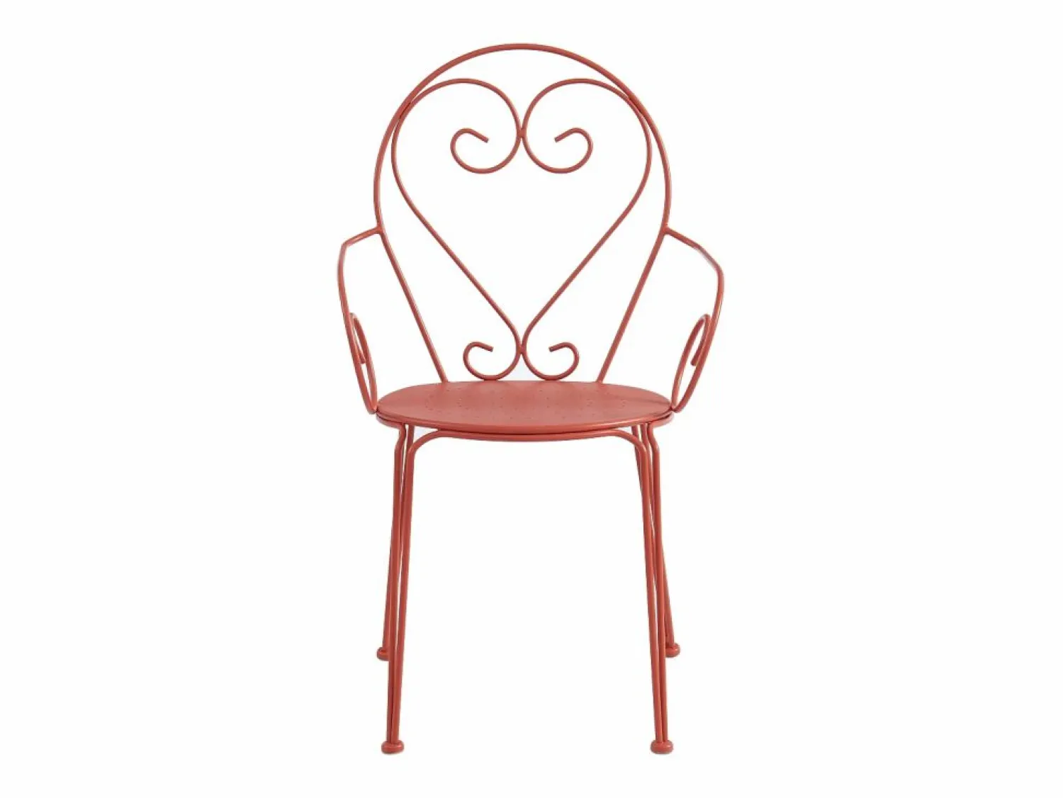 Conjunto de Mesa + 4 sillones jardín estilo hierro forjado color - GUERMANTES Comedores De Jardín