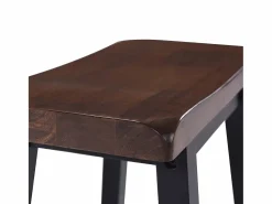 vidaxl Conjunto de mesa alta de cocina 3 piezas MDF
