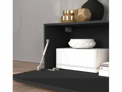 Online Conjunto de mueble de TV Chronos para salón, color antracita mate y roble, 180/260 x 40 cm Mueble Tv