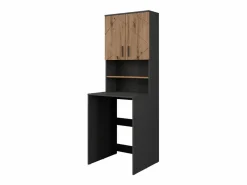 Vicco Conjunto de mueble para lavadora antracita/roble dorado 68x60.1x88.5 irma
