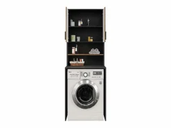 Vicco Conjunto de mueble para lavadora antracita/roble dorado 68x60.1x88.5 irma