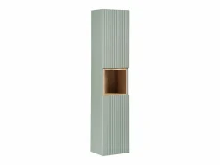 Petits-Meubles Conjunto de muebles con lavabo individual encastrado 80cm 2 cajones y columna Jade y Madera