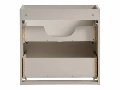 Petits-Meubles Conjunto de muebles con lavabo individual 100cm cesto ropa y columna Manoa Cachemira y madera