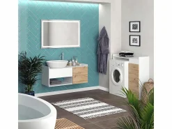Outlet Vicco Conjunto de muebles de baño 105x43x45 alf Blanco