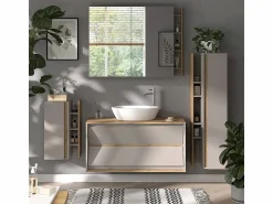 Sale Conjunto de muebles de baño cachemira 100x45x50 edelin Conjunto De Baño
