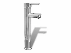 New vidaxl Conjunto de muebles de baño con lavabo y grifo 4 piezas Beige
