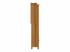 Clearance vidaxl Conjunto de muebles de baño 2 piezas madera maciza de pino Marru00f3n