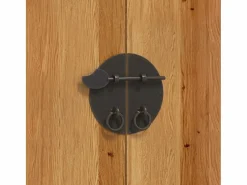 Clearance vidaxl Conjunto de muebles de baño 2 piezas madera maciza de pino Marru00f3n