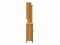 New vidaxl Conjunto de muebles de baño 4 piezas madera maciza de pino Marru00f3n