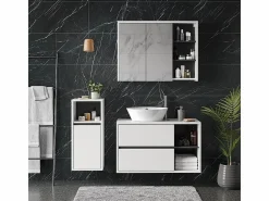 Online Vicco Conjunto de muebles de baño 60x45x100 viola Blanco