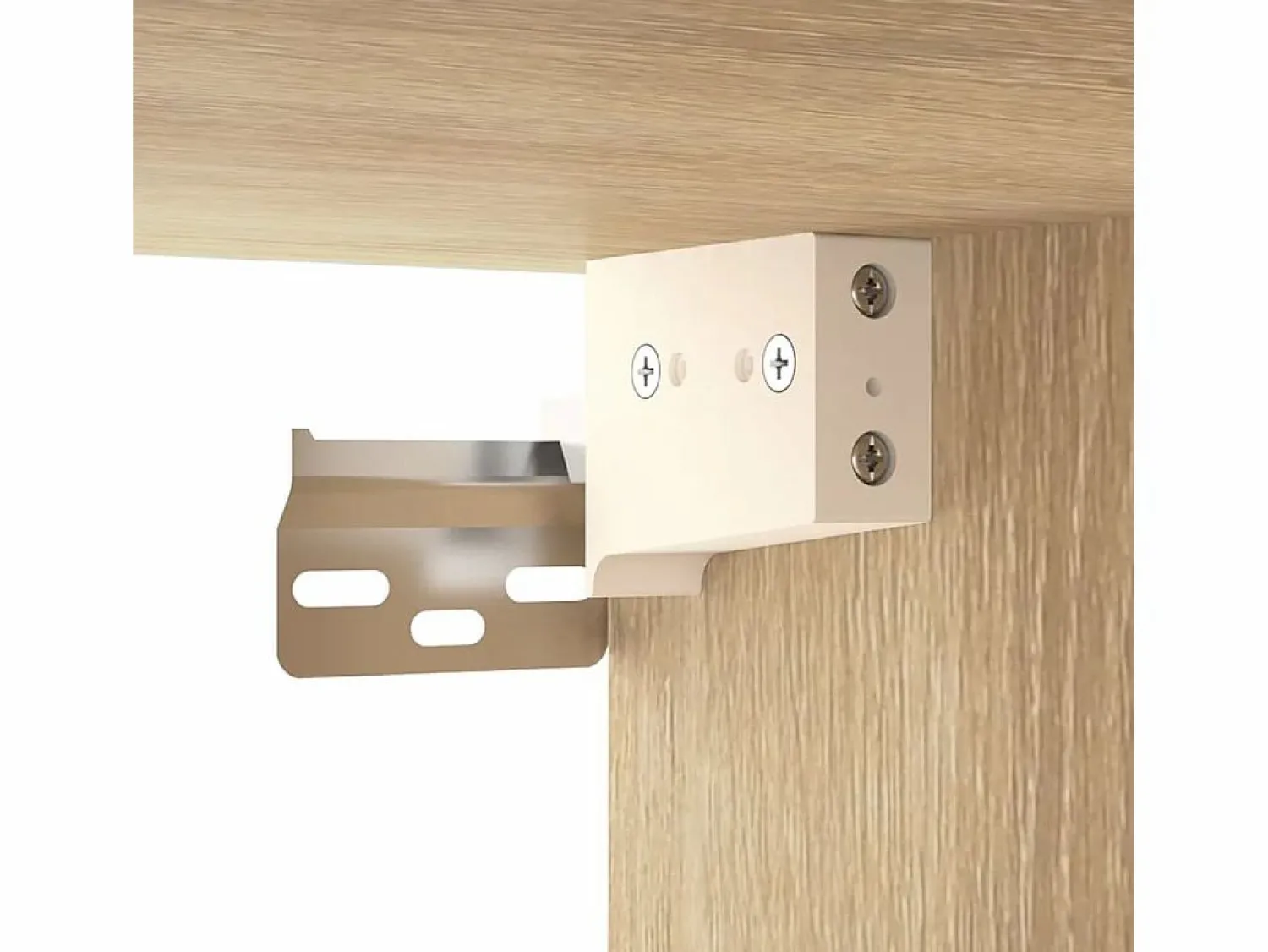 vidaxl Conjunto de muebles de baño 3 piezas color roble Sonoma