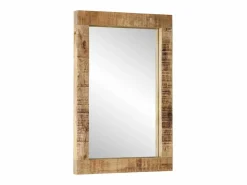 Clearance Conjunto de muebles de baño 5 piezas madera maciza de mango Estantería Sobre Inodoro