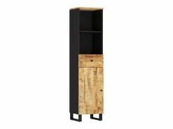vidaxl Conjunto de muebles de baño 4 piezas madera maciza de mango