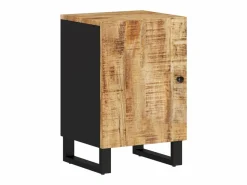 vidaxl Conjunto de muebles de baño 4 piezas madera maciza de mango