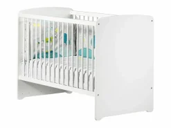 Clearance Conjunto de muebles para bebé con cuna 120x60?cm, cómoda con cambiador y armario de 2 puertas Mueble De Bebé
