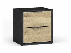 Discount Meublorama Conjunto de Muebles para Dormitorio Completo MELODY - Armario, Cama con Almacenamiento, Mesitas de Noche y Cómoda Marru00f3n