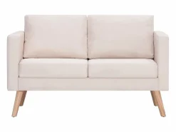 Clicnbuy Conjunto de sofás 2 piezas tela color