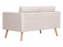 Clicnbuy Conjunto de sofás 2 piezas tela color