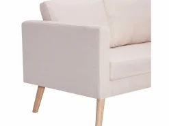 Clicnbuy Conjunto de sofás 2 piezas tela color