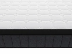 Ysmée Conjunto de somier colchón híbrido de muelles 7 zonas memoria 25cm TOLCA 180 x 200 cm