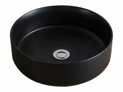 Discount Conjunto mueble bajo lavabo de esquina + lavabo negro SORRENTO Conjunto De Baño