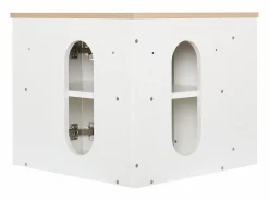 Clearance Conjunto mueble bajo lavabo de esquina + lavabo + grifo + armario de baño de esquina SORRENTO Conjunto De Baño