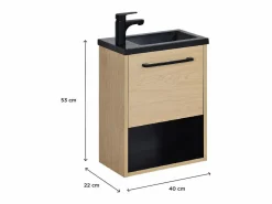 Clearance Conjunto mueble de lavabo + grifo NIKA Lavabo