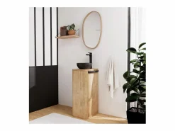 Conjunto mueble lavabo + lavabo + espejo TOM