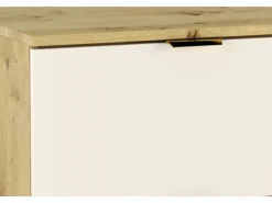 Online Conjunto para baño 80 cm Armario con encimera y estantería Roble Artisan / Cachemira Orio Mueble De Lavabo