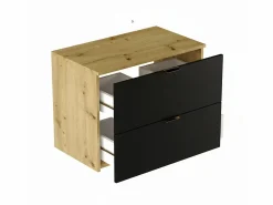 Online Conjunto para baño 80 cm Armario con encimera Columna Roble Artisan / Orio Conjunto De Baño