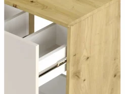 Online Conjunto para baño 120 cm Armario con encimera Armario con cesta Estantería Roble Artisan / Cachemira Orio Mueble De Lavabo