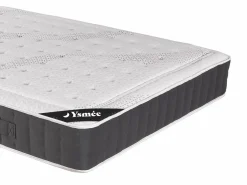Discount Ysmée Conjunto somier arcón colchón de muelles viscoelástica 140 x 190 cm ATLANTIDE de YSMÉE Color natural claro