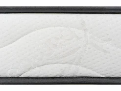 Sale Conjunto somier arcón colchón espuma tela de bambú 90 x 190 cm KANANI de Conjunto Colchón Y Somier