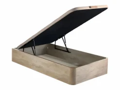 Sale Conjunto somier arcón colchón espuma tela de bambú 90 x 190 cm KANANI de Conjunto Colchón Y Somier