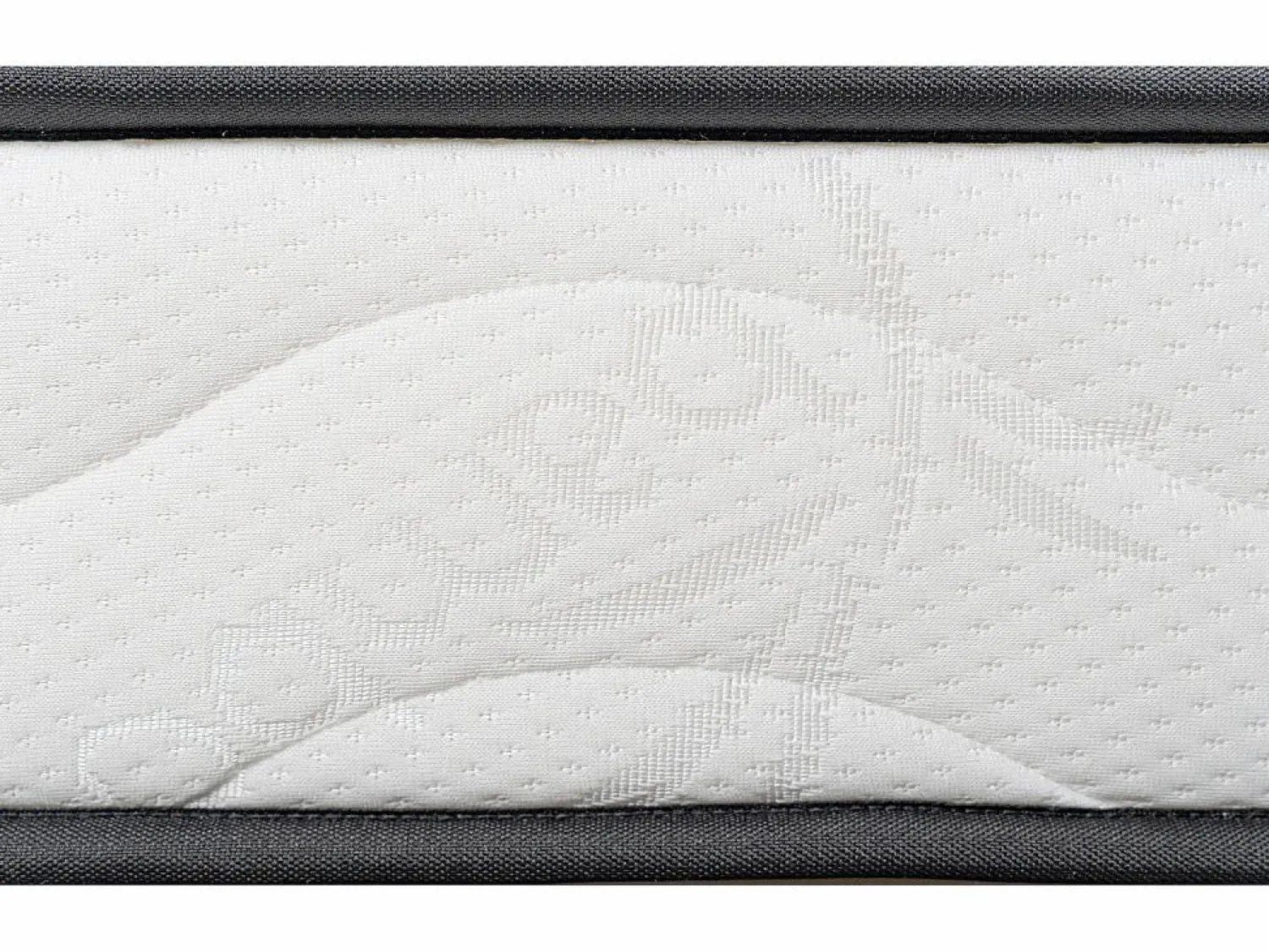 NATUREA Conjunto somier arcón colchón de espuma tejido bambú 140 x 190 cm KANANI de