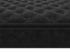 Ysmée Conjunto somier arcón natural claro + colchón de muelles 140 x 190 cm BLACK DREAM de YSMÉE Negro / Color natural claro
