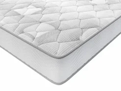 Best Conjunto somier arcón natural claro + colchón de muelles - 140 x 190 cm - SONGE de YSMÉE Conjunto Colchón Y Somier