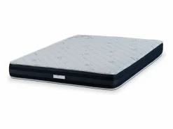 Outlet Mercado do Colchão Conjunto Viscoflex Ortopédico y Sommier 15cm Branco Talla 190 x 120 cm Altura 52 cm Negro / Blanco