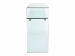 Outlet Vente-unique Consola - 1 estante - Cristal templado - - STILEOS Transparente