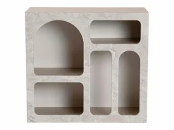 Clearance Consola con 5 compartimentos - Efecto mármol - LUELA Consola