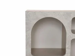 Clearance Consola con 5 compartimentos - Efecto mármol - LUELA Consola
