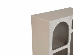 Clearance Consola con 5 compartimentos - Efecto mármol - LUELA Consola
