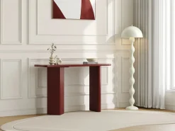 Discount Vente-unique Consola de entrada de MDF - Burdeos - KAVELINE Granate