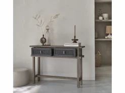 Hot Consola de madera de pino maciza reciclada Consola Escritorio